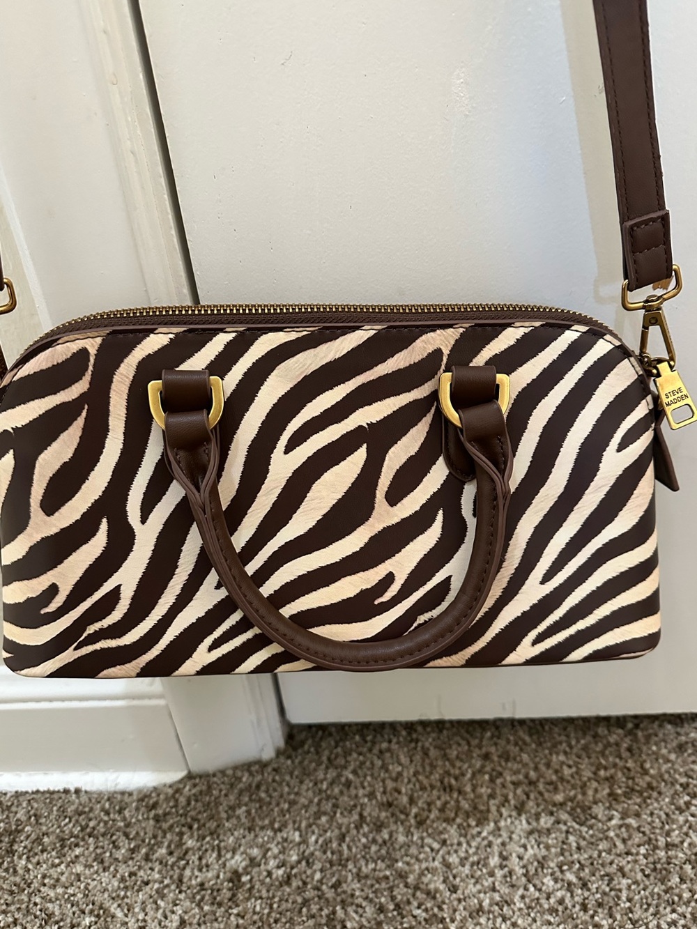 Steve Madden Zebra Shoulder Bag - Picture 6 of 6